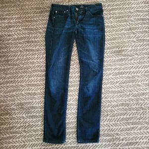 ADRIANO GOLDSCHMIED "The Stilt" Cigarette Jean Dark Wash Sz 26 R